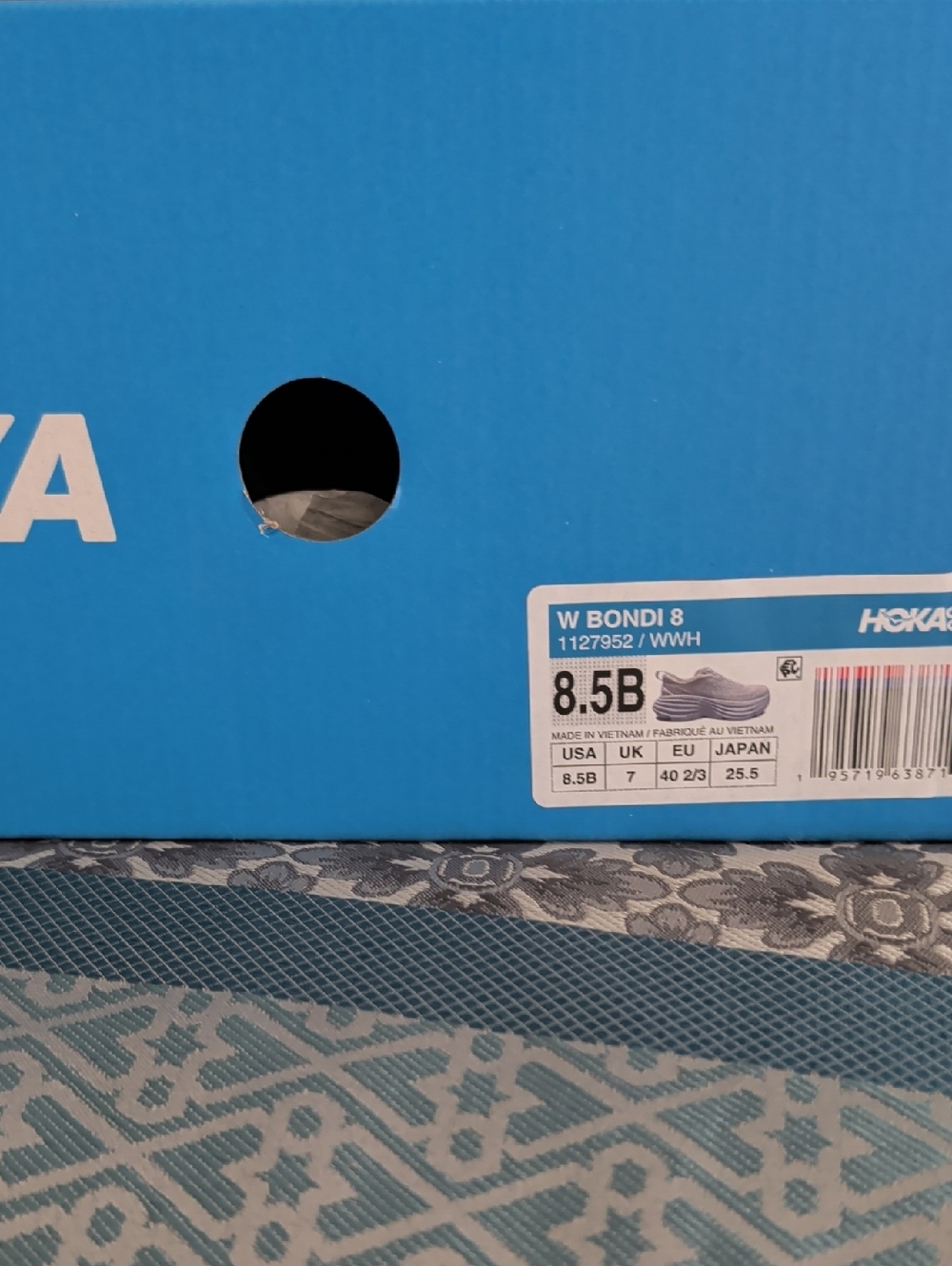 Hoka W Bondi 8 White/White Women's Running Shoes